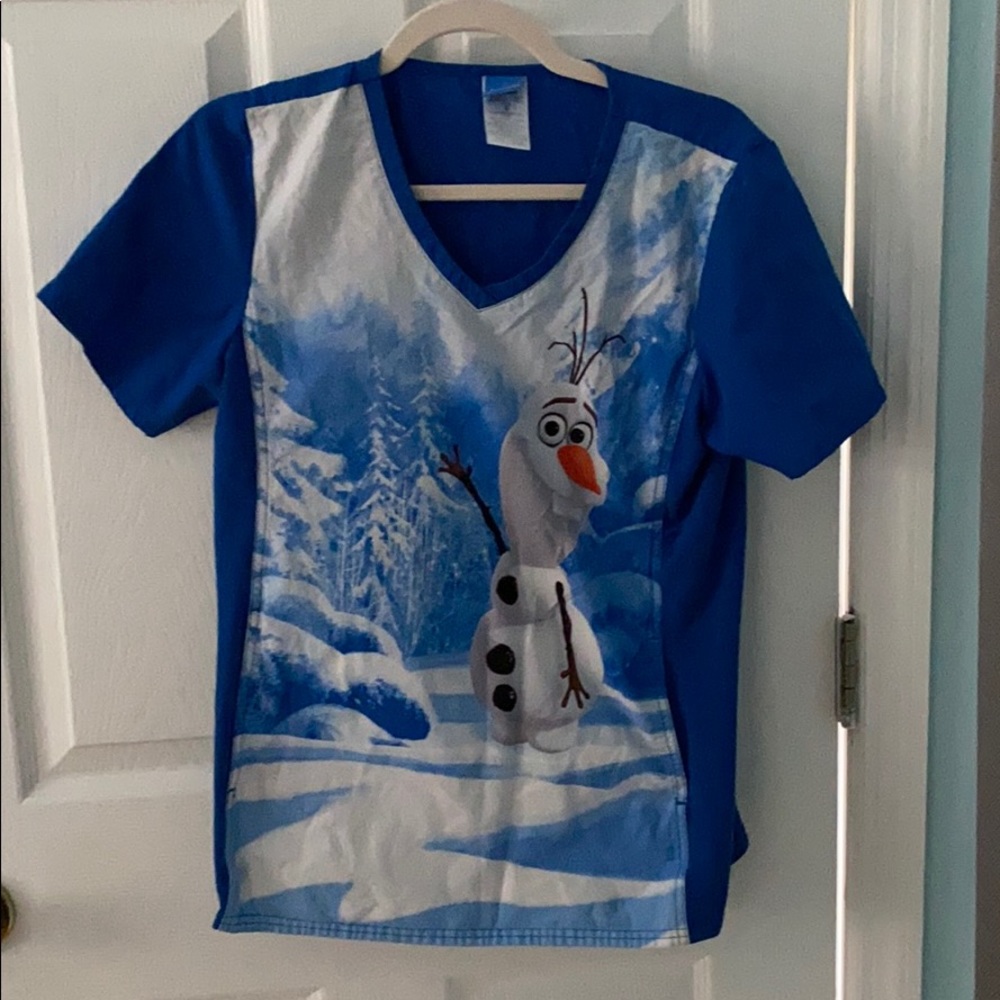 Olaf Scrub Top